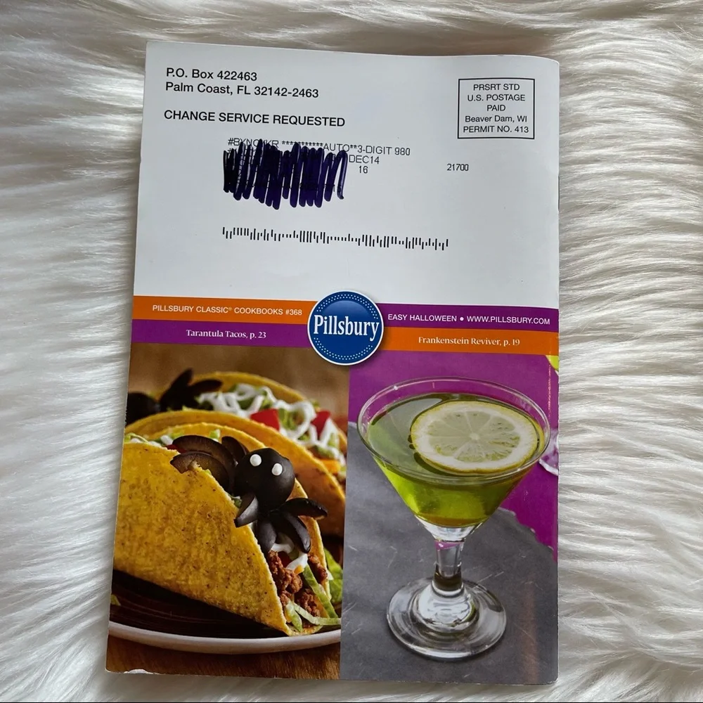 Lot Of 3 Pillsbury Halloween Cookbooks w/ Recipe Cards, Booklets, Softcover